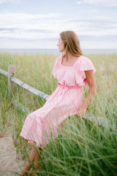 Sienna Dress in Pink Tulip by Moonlight Lily