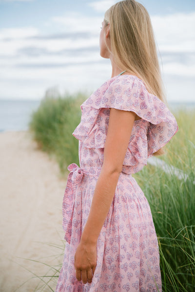Sienna Dress in Pink Thistle  by Moonlight Lily