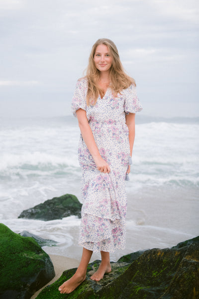 The Ali Dress in Periwinkle Rain from Moonlight Lily 