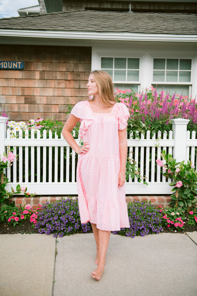 Sienna Dress in Pink Tulip by Moonlight Lily