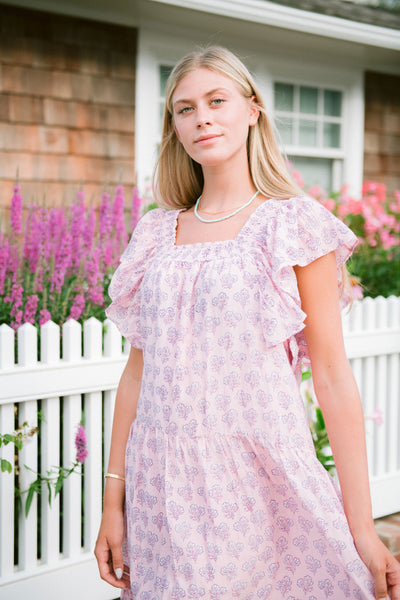 Sienna Dress in Pink Thistle  by Moonlight Lily